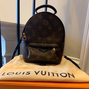 Authentic Louis Vuitton Palm Springs Mini Backpack